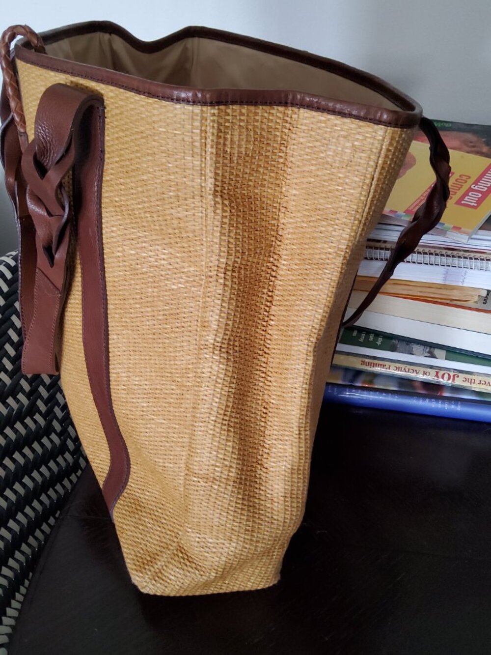 Eddie Bauer Straw Tote Bag - Picture 7 of 7